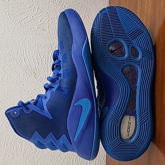 Nike Zoom Hyperdunk 2016 Game Royal Boys Sneakers 845120-440 Size 7Y GS - Picture 13 of 16